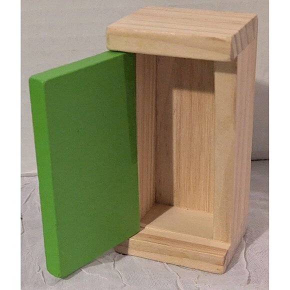 Le Toy Van Wooden Dollhouse Furniture Kitchen Dining Room Mini Green Set Of 9 - Picture 8 of 16